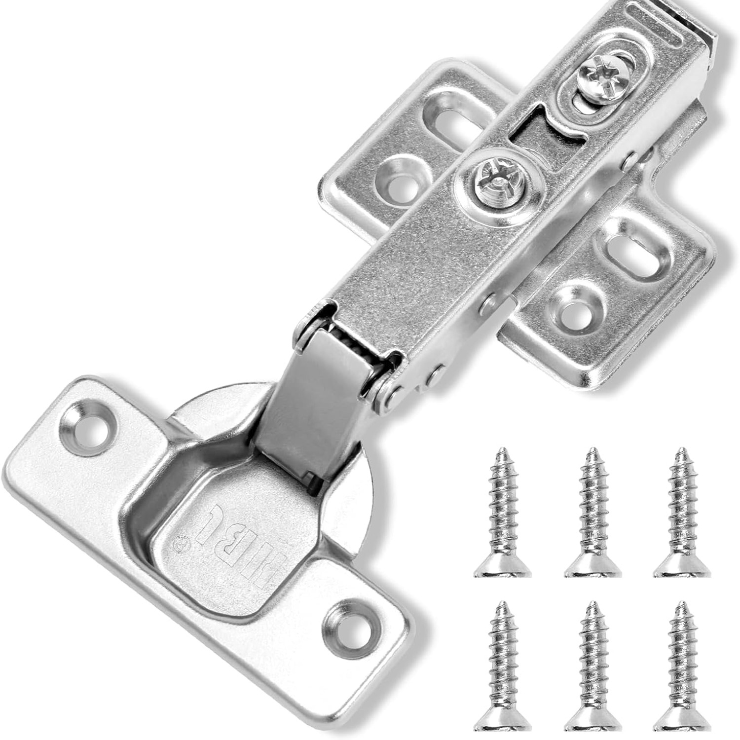 Full Overlay Soft Close Cabinet Hinges, 2 Pack: image 2