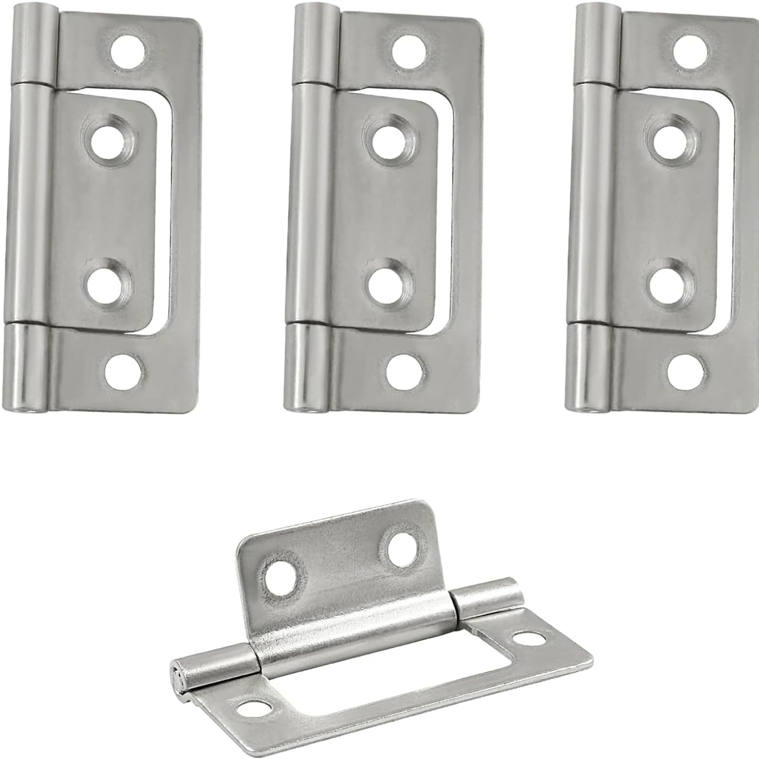 50mm Stainless Steel Flush Hinges: image 1