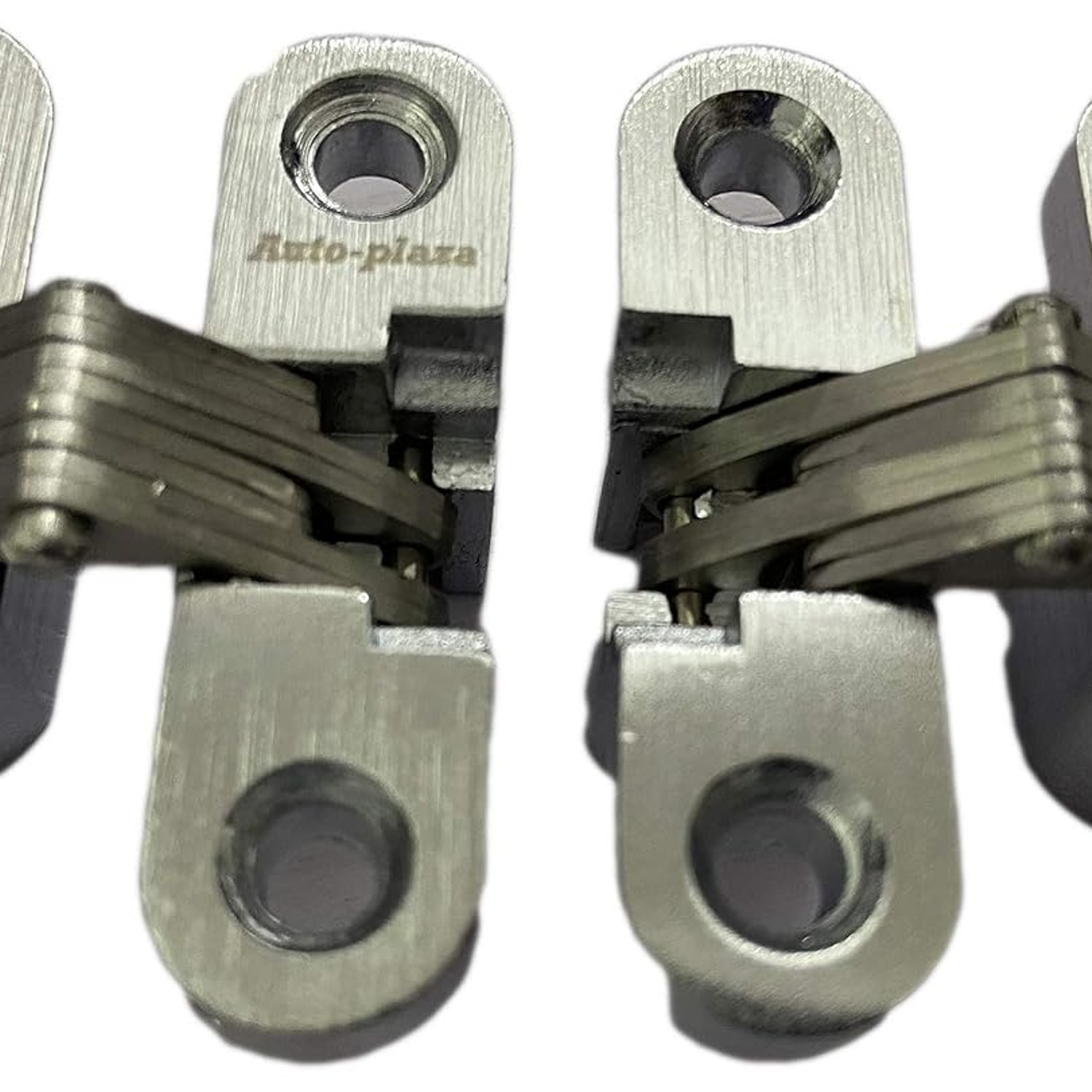 Invisible Concealed Door Hinges (2 Pairs, 180 Degree)