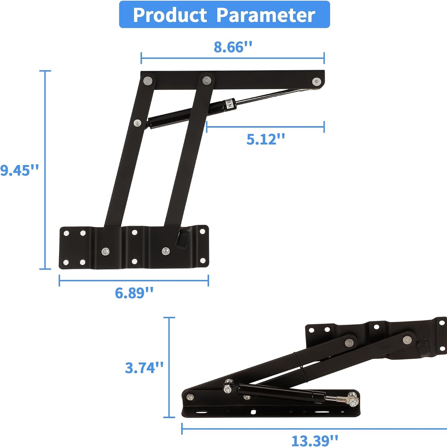 AIWFL Folding Lift-Up Table Hinges