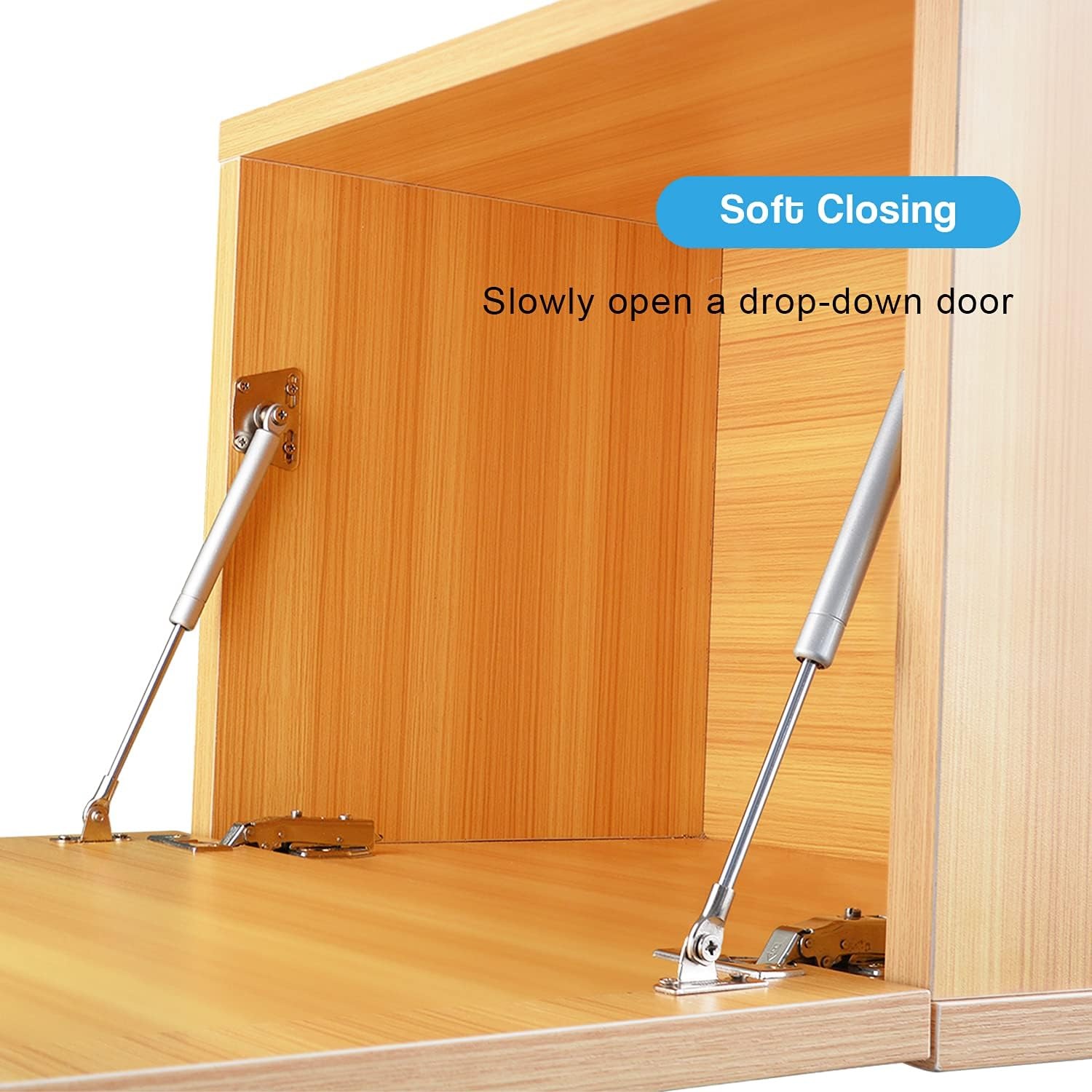 Douper Soft Down Gas Spring Hinge Pair: image 3